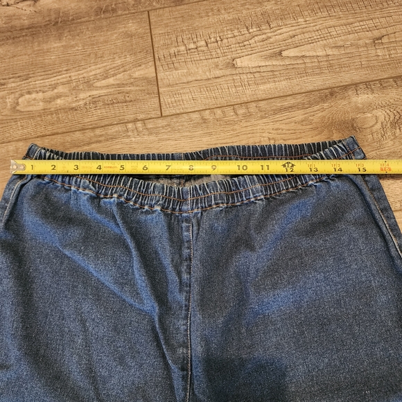 VTG Suzanne Somers Collection Denim Jean Jacket and Pant Embroidered Size L /S - Picture 14 of 16